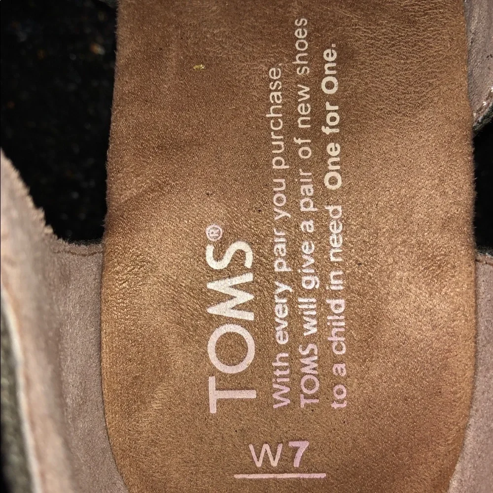 TOMS SHOES Lady's sandals EMBROIDERED.